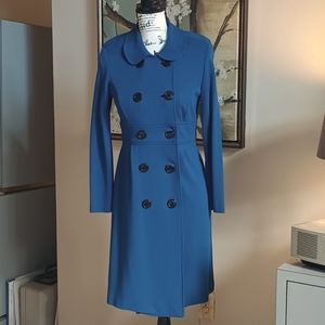 Talbot's Petite Blue Double Breasted Dress